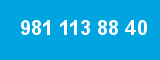 981 113 88 40